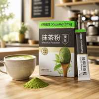 Poudre de Matcha de Qualité Alimentaire pour Latte, Boisson Instantanée, Sachet Portable, Vente en Gros, Substitut de Repas Standard, Conforme aux Normes UE