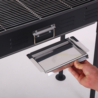 Barbecue pliable en fer portable |   Barbecue au charbon de bois compact pour le camping en plein air, les fêtes de plein air et les réceptions de jardin
