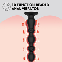 WINYI 2023 Nouveau Vibrateur Anal à Perles Télécommandé 10 Fréquences de Vibration Jouet Sexuel Anal en Silicone Perles Plug pour Femmes Hommes