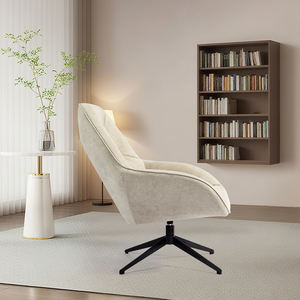 घर कार्यालय लक्जरी लाउंज कुर्सी के लिए स्विस धातु आधार के साथ आधुनिक टफ्टेड मखमली अवकाश कुर्सी - Product Image 6