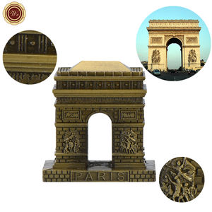 En gros Personnalisé 3d Métal Artisanat Bâtiment Modèle <span class=keywords><strong>Paris</strong></span> Arc <span class=keywords><strong>De</strong></span> Triomphe Miniature Bâtiment Souvenir pour Ornement <span class=keywords><strong>De</strong></span> Bureau - Product Image 6