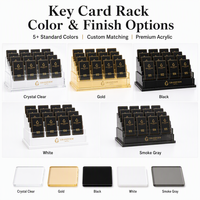 Support de cartes-clés en acrylique usiné CNC sur mesure, panneau de numéro de chambre, panneau de bienvenue, présentoir d'hôtel, prototypage rapide en Chine