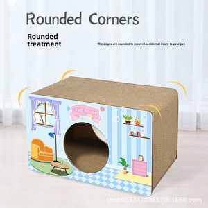 Tiragraffi per Gatti in Cartone, Tiragraffi Verticale a Forma di TV 3D Extra-Large, Forniture per Gatti e Gattini - Product Image 3