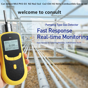 펌프 황화 수소 휴대용 H2S 가스 검출기 분석기 장치 악기 테스트 장치 - Product Image 2
