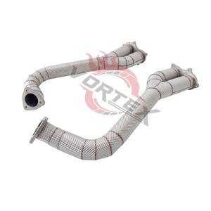 ระบบท่อไอเสียสแตนเลสสตีล Vortex 304 ประสิทธิภาพสูงสำหรับ Audi RS6 RS7 C7 4.0T ปี 2016-2019 ท่อไอเสียแต่งสำหรับรถแข่ง - Product Image 2