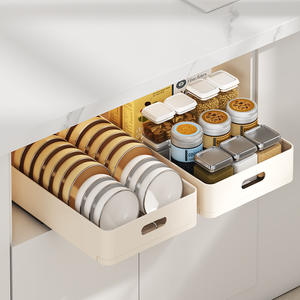 ชั้นวางจานอเนกประสงค์ ขนาด L แบบแห้งเร็ว รูปทรงสี่เหลี่ยม สำหรับจัดเก็บจาน ชาม ตะเกียบ ชั้นวางสำหรับระบายน้ำ - Product Image 2