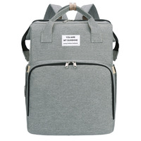 Sac à dos multifonctionnel pliable et portable pour maman, lit de voyage, sac à couches et berceau pour bébé