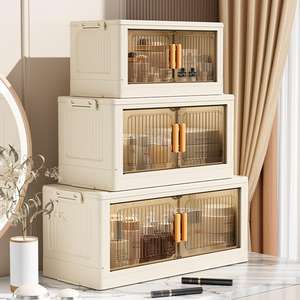 Commode <span class=keywords><strong>de</strong></span> <span class=keywords><strong>rangement</strong></span> pliable en <span class=keywords><strong>plastique</strong></span> transparent à <span class=keywords><strong>6</strong></span> niveaux pour salon avec roulettes, <span class=keywords><strong>tiroirs</strong></span> <span class=keywords><strong>de</strong></span> <span class=keywords><strong>rangement</strong></span> multifonctionnels empilables - Product Image 6