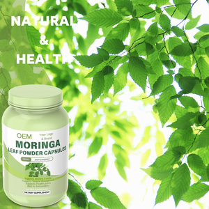 Oem <span class=keywords><strong>Moringa</strong></span> Poedercapsules 500Mg Natuurlijke Kruidensupplementen Voor Volwassenen Met Vitamines En Mineralen Immuunondersteuning, Energieboost - Product Image 3