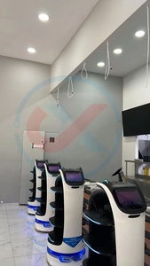 Robot Intelligente per Ristoranti con Garanzia di 1 Anno, Capacità di Carico 20Kg, Conducente Robotizzato per Consegna Cibo Commerciale, Navigazione GPS, Controllo tramite App, 100L - Product Image 4