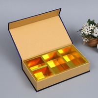 Boîte cadeau en carton rigide pliable de luxe personnalisée avec aimant