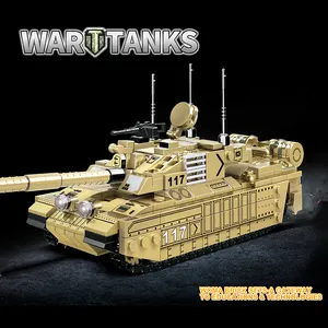 WOMA TOYS-Военные армейские боевые танки для детей, небольшой строительный блок, развивающая Строительная игрушка, DIY Juguetess
