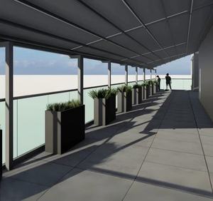 Toldo Retráctil para Pérgola, Toldo de PVC de Fácil Instalación, Aislamiento Térmico para Balcón o Patio, Color Blanco, Control Remoto Automático - Product Image 4