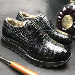 Goodyear, zapatos de marca a la moda para hombre, <span class=keywords><strong>zapatillas</strong></span> informales de piel de cocodrilo para hombre, <span class=keywords><strong>zapatillas</strong></span> de deporte de invierno con piel de cocodrilo, zapatos de moda de lujo para hombre - Product Image 2