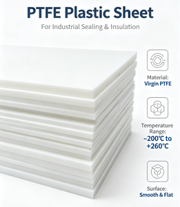 Feuille de PTFE blanche isolante et ignifuge, joint en PTFE, feuille de PTFE expansé - Product Image 1