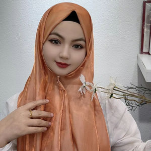 도매 실버 와이어 디자인 민족 두건 기성품 머리 스카프와 말레이시아 히잡에 국가 터번 숄 주식 - Product Image 1