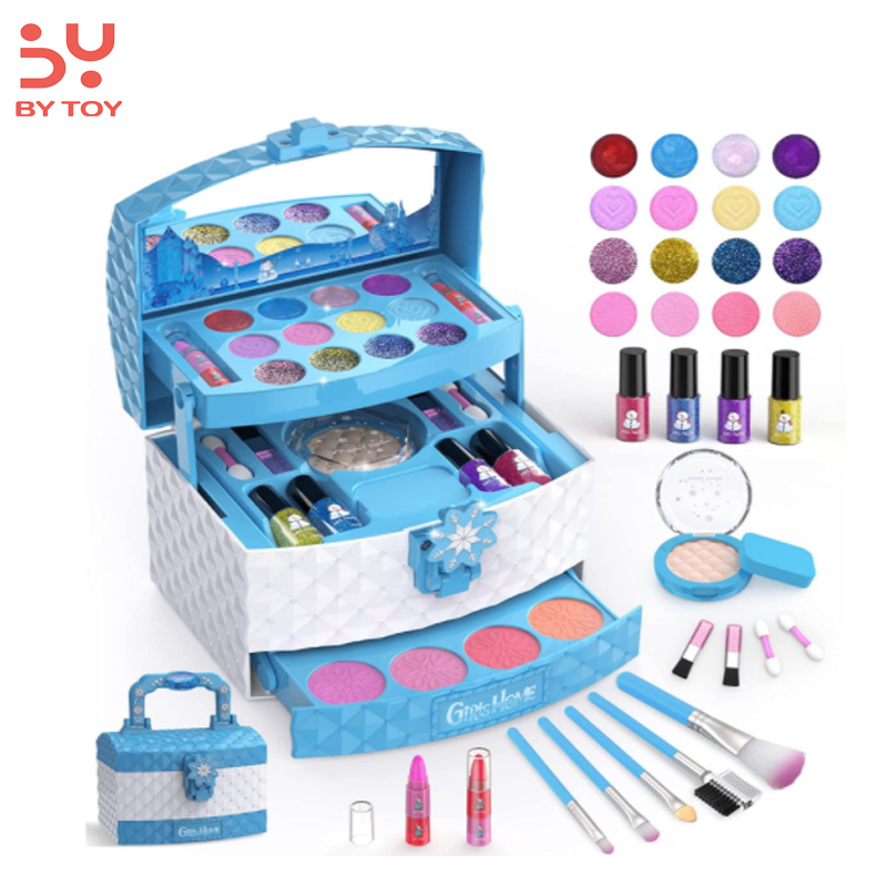 Лидер продаж, маникюрный набор принцессы для красоты, моющийся набор для макияжа для детей, игрушечный набор для макияжа для девочек, детская косметика