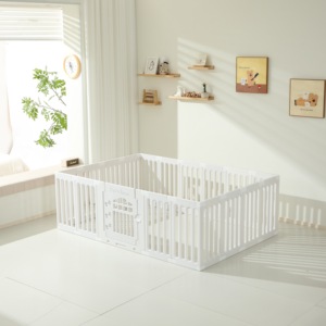 Corral Retráctil de Acrílico para Mascotas - Jaula Moderna Transparente para Perros y Barrera de Seguridad Interior para Cachorros Pequeños/Medianos - Product Image 2