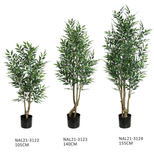 Faux arbre couleur <span class=keywords><strong>vert</strong></span> vif, 40 cm, décoration d'intérieur et extérieure, plante artificielle, arbre d'acacia, d'olive - Product Image 6