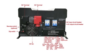 Inversor de Energía Solar Fuera de la Red de Alta Calidad de 2000W HS-PV con MPPT de 50A, Batería de 12V 24V 48V, Wifi, Inversor de Turbina Eólica Solar de 2kw - Product Image 6