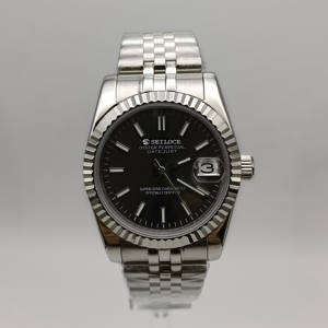 Top Brand SEILOCE Stainless Steel Sapphire Crystal Rectangular dial design Nh35 Waterproof Men's Automatic <b>Mechanical</b> Montre - Product Image 6