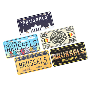 Diverse alfanumerieke bedrukking waterdichte aluminium glanzende afwerking kentekenplaat groothandel goede kwaliteit gepersonaliseerde autodecoratie - Product Image 3