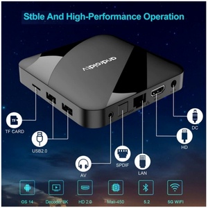 TV Box Android TV98 ATV W2 del Fabricante, Amlogic S905W2, Definición 8K, 2GB 16GB, Red 5G, Set Top Box - Product Image 2