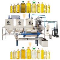 Machine commerciale d'extraction et de raffinage d'huile de noix de coco et de graines de sésame 500 kg/jour, presse à huile brute automatique