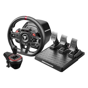 Volante y pedales Thrustmaster T248R para juegos de PS5 y PS4, color negro - Product Image 1
