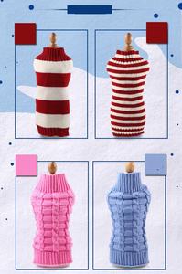 Manufacturer Wholesale Hand Crochet Warm Winter Knitted <strong>Dog</strong> <strong>Sweater</strong> - Product Image 4