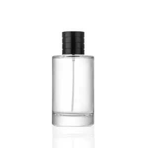 30ml 50ml 100ml Compact Scent Fragrance Round Cylinder Glass Travel Portable Atomiser Spray Empty Perfume Bottle