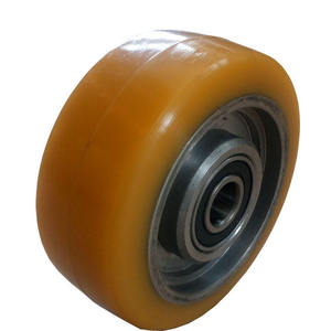 耐久性のある100x40-15mm Jungheinrich 50303847 ポリウレタン製鋳鉄製支持安定ホイール - Product Image 2