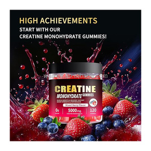 Private Label 5g <strong>Creatine</strong> Monohydrate Gummies 120ct Mixed Berry <strong>Flavor</strong> Workout Supplement Bulk <strong>Creatine</strong> Gummy for Athletes - Product Image 3