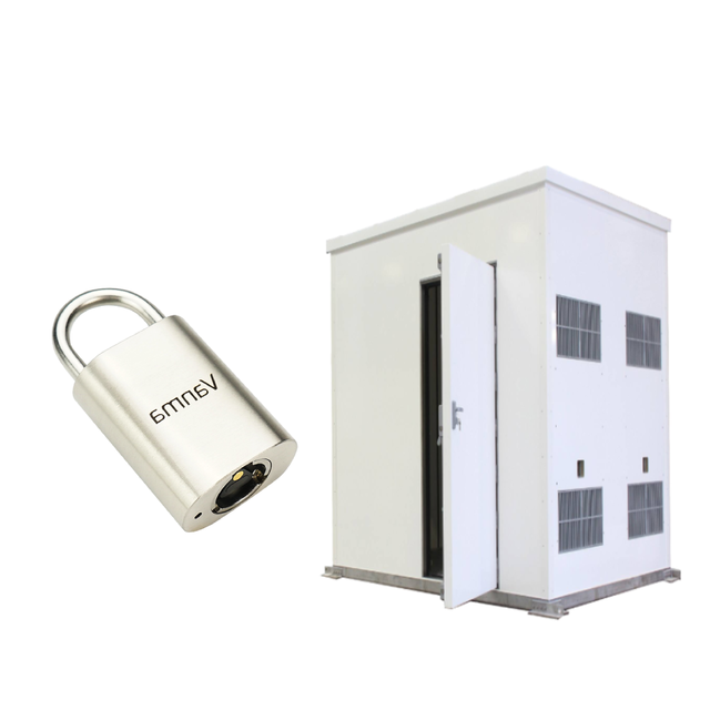 Time-limited Unlocking Permission Locking and Unlocking Records Smart Server Cabinet Lock System Measuring Box Padlock