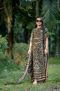 Robe longue en soie d'été 2026, robe de soirée florale de luxe, caftan en soie, robes amples pour femmes, grande taille - Product Image 5