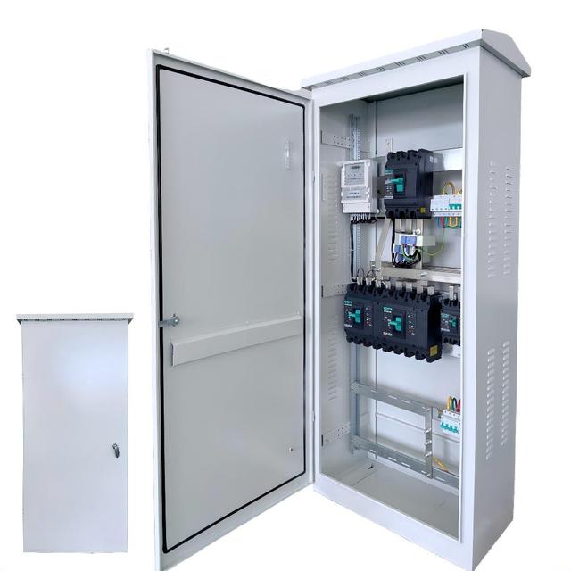 Low Voltage 200A Metal Power Distribution Cabinet Complete Set Electrical Panel with Breaker and Contactor