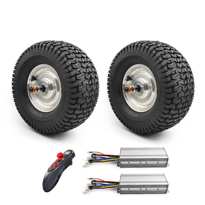 500W 13 pollici elettrico Atv fuoristrada carretto a mano moto Brushless ingranaggio <span class=keywords><strong>mozzo</strong></span> doppio motore grasso ruota con Controller Kit - Product Image 1