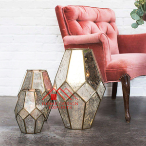 Luxury Hexagon Candle <b>Lantern</b> Lamp for Wedding Decor & Christmas Ornaments Decor Latest Design Modern Candle <b>Lantern</b> - Product Image 4