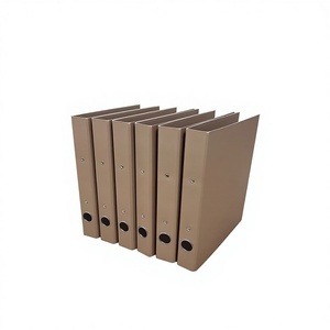 Porte-documents <span class=keywords><strong>suspendu</strong></span> en papier <span class=keywords><strong>kraft</strong></span> personnalisé avec clip à ressort métallique pour documents professionnels - Product Image 6