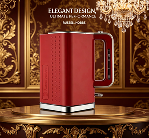 Bouilloire électrique rouge de 1,7 L |   Bouilloire à ébullition rapide 1500W |   220V |   Protection contre l'ébullition à sec |   Acier inoxydable |   Base sans fil pour une utilisation domestique en cuisine - Product Image 6