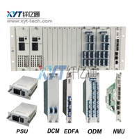 Système de transmission active CWDM DWDM avec EDFA DCM OLP OBP OTU ODM Carte d'interface Plateforme intégrée