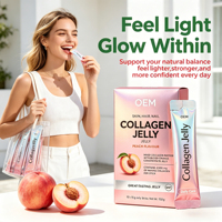 Collagène Liquide Quotidien 5000mg Peptides + Biotine 300mcg + Acide Hyaluronique + Vitamines C/E, Sans Mélange Nécessaire, 10 Gélules