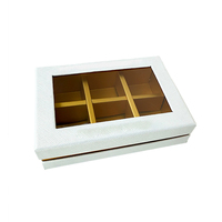 Maßgefertigte Luxus 6-teilige 30-Stück Pralinen-Geschenkbox Premium-Qualität Süßigkeiten-Set für Geschenkverpackung