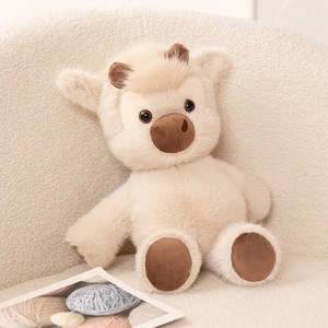 Peluches personnalisées avec logo Highland Cow, adorables vaches en peluche pour enfants, figurines de veaux, coussin moelleux, vente en gros - Product Image 2