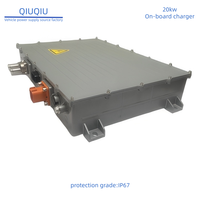 Chargeur de batterie embarqué OBC 20 kW 800 V pour voitures électriques, protection IP67, refroidissement liquide