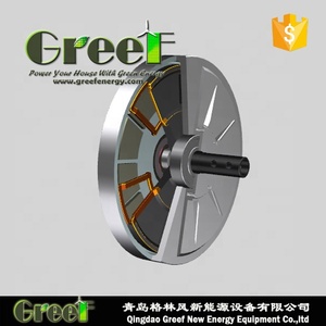 Generador de Imán de Flujo Axial sin Núcleo PMG 5KW 100RPM - Product Image 1