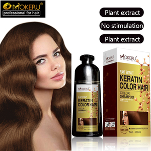 Wholesale Customize Mokeru Keratin <strong>Hair</strong> <strong>Dye</strong> Cream Natural Fast <strong>Hair</strong> Color Permanent Brown Black <strong>Hair</strong> <strong>Dye</strong> Shampoo <strong>for</strong> Woman <strong>Man</strong> - Product Image 6