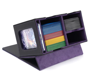 Boîte de rangement personnalisée en cuir PU imperméable avec fenêtre pour cartes de jeux de société (160+ cartes Pokémon, Yu-Gi-Oh, Three Kingdoms, Kill) - Product Image 2