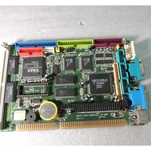 การ์ดครึ่งความยาว 386 รุ่น 386SX VGA 4COM เมนบอร์ดอุตสาหกรรมออลอินวัน - Product Image 1
