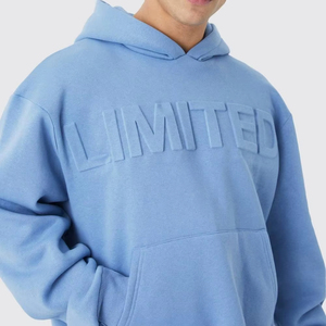 Sudaderas con Capucha para Hombre, 100% Algodón, Peso Pesado, 500 Gsm, Antiarrugas, Estilo Cuadrado, Talla Grande, Personalizadas, con Estampado 3D en Relieve - Product Image 2